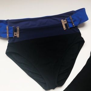 GOTTEX high waisted belted bikini bottom